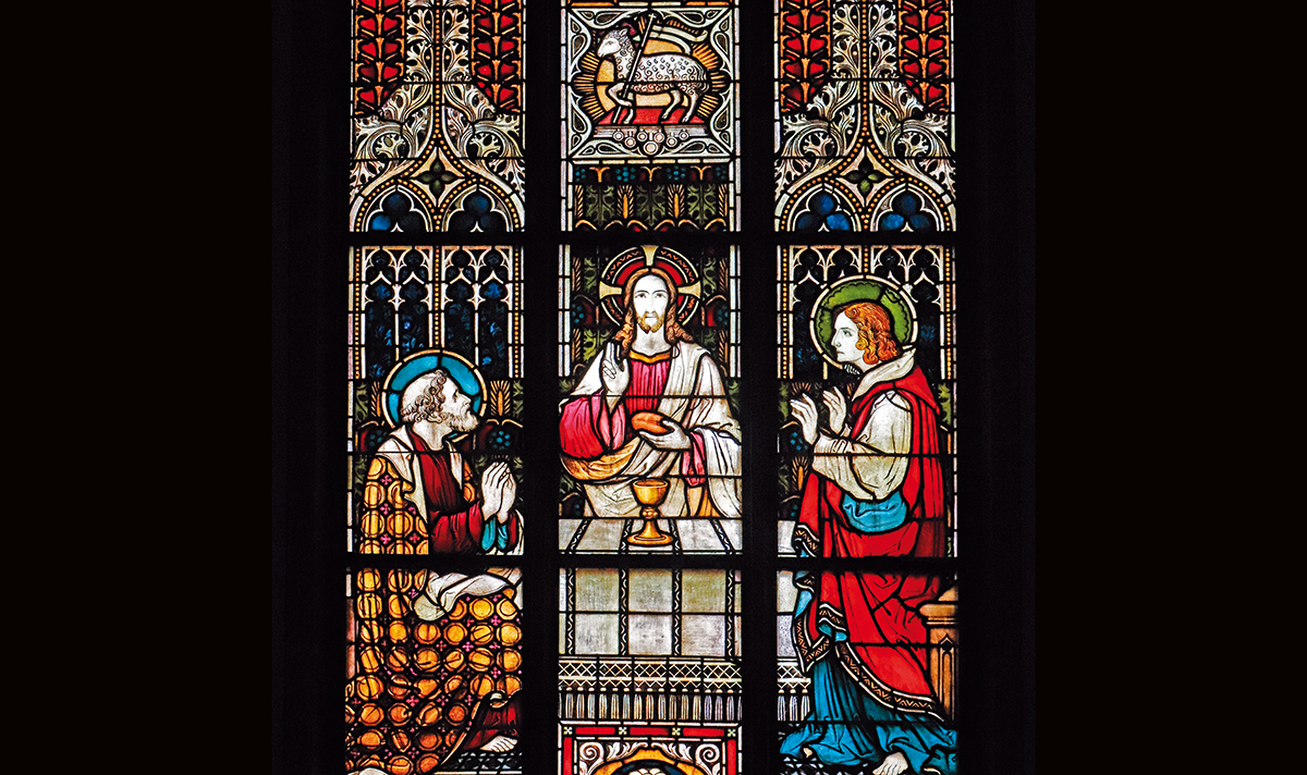 Kirchenfenster in St. Agatha